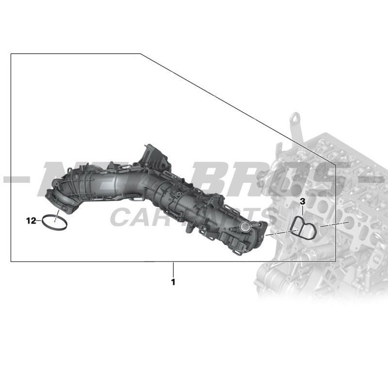 OEQ Intake Inlet Manifold & Swirl Flaps BMW 1 2 3 4 5 7 X Series B47 11618513655