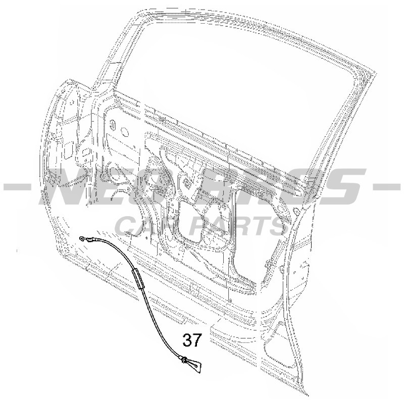 DOOR RELEASE CONTROL CABLE HANDLE Vauxhall CORSA D 3 dr NEW 13186767 DOOR RELEASE CONTROL CABLE HANDLE Vauxhall CORSA D 3 dr NEW 13186767