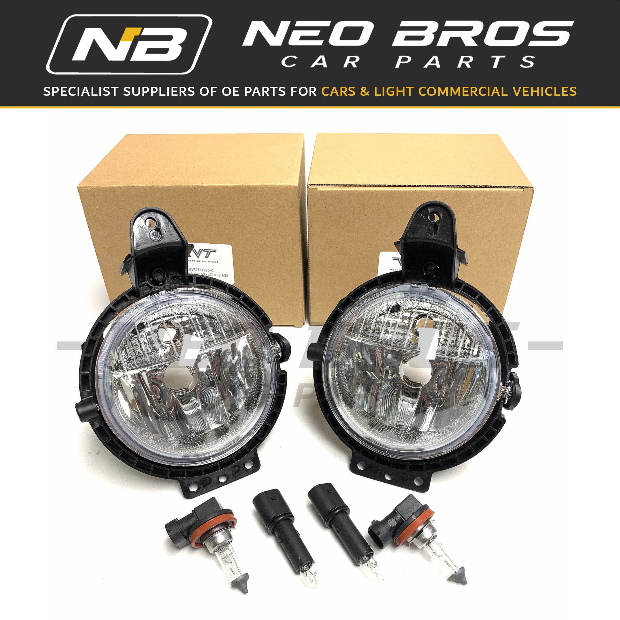 2x Front Fog Lights KIT With Position Lamps Mini R55 R56 R57 R58 R59 63172751295 2x Front Fog Lights KIT With Position Lamps Mini R55 R56 R57 R58 R59 63172751295