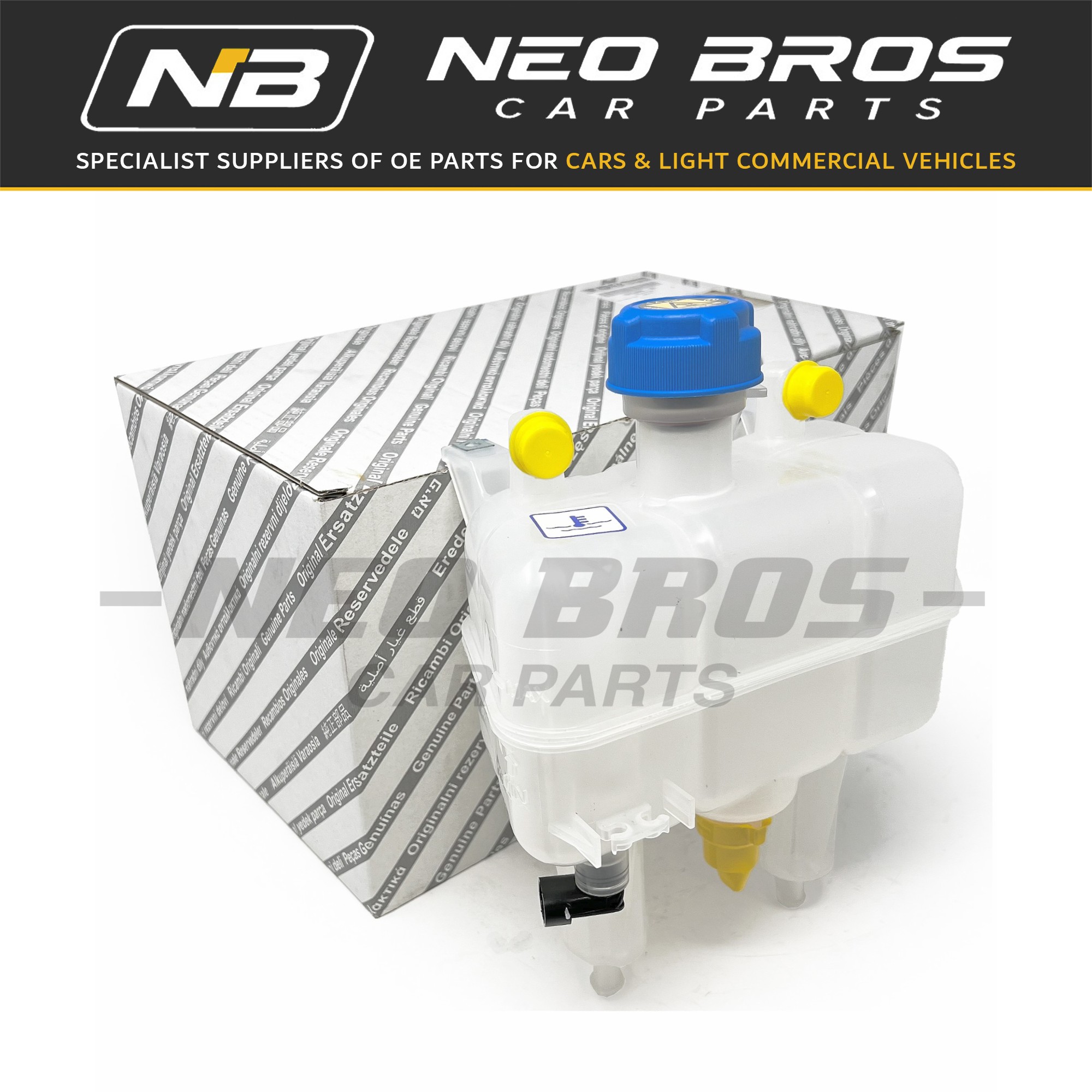 OE Coolant Expansion Header Tank Peugeot Boxer DW12 2.2 BlueHDi 18- 1674057680 OE Coolant Expansion Header Tank Peugeot Boxer DW12 2.2 BlueHDi 18- 1674057680