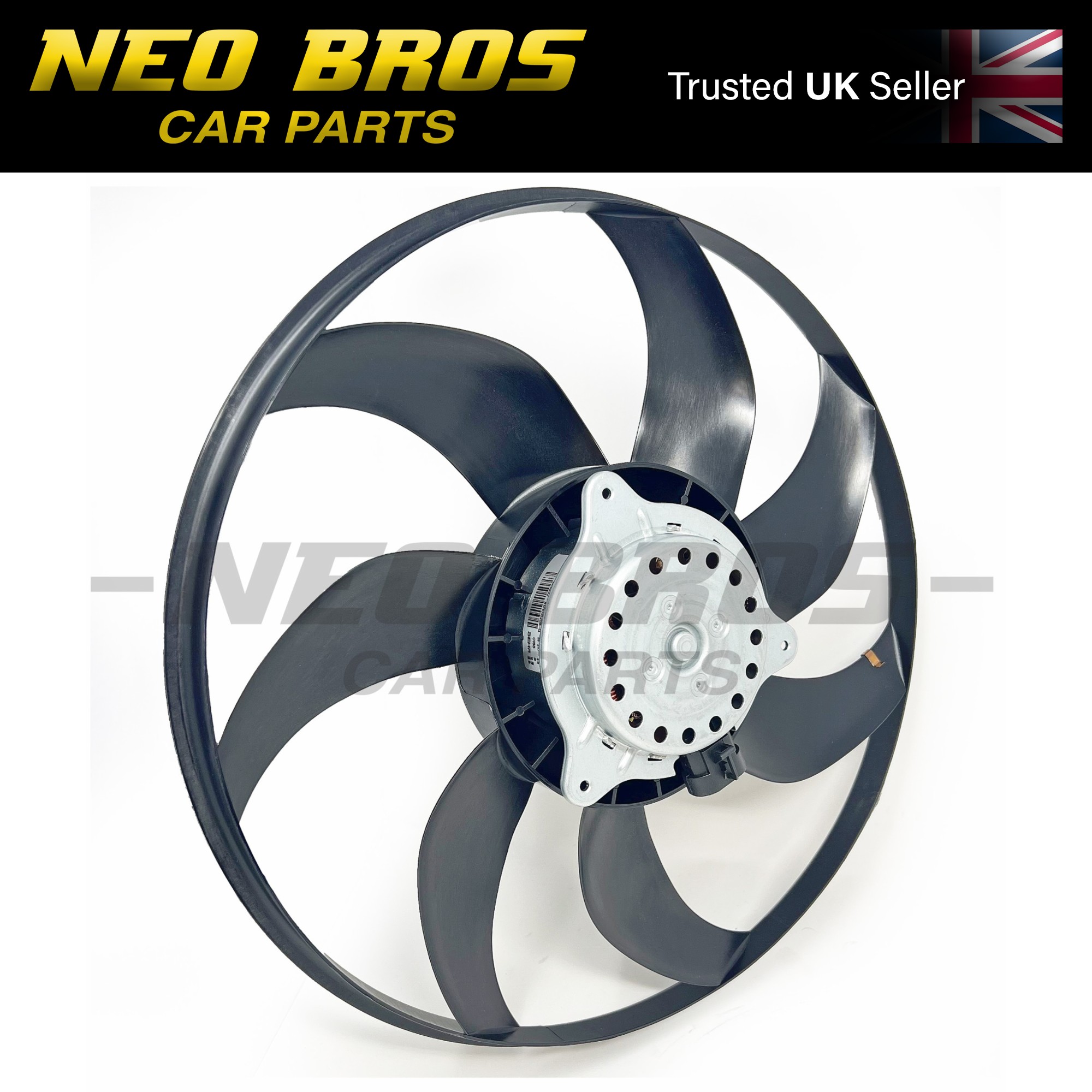 OE Radiator Cooling Fan & Motor 2 Pin, Vauxhall Adam 12-19 1.2 1.4 13450416