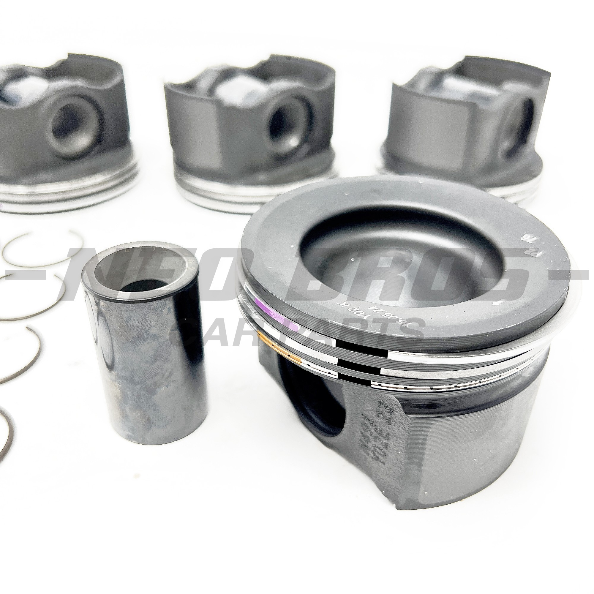 OE Piston & Ring Set x4 Citroen Relay Peugeot Boxer 2.2 BlueHDi DW12R 1675873980
