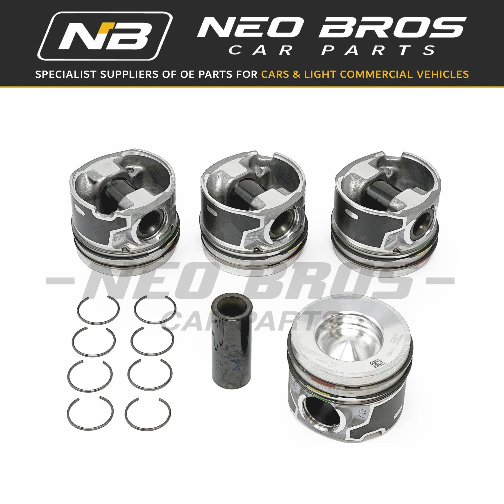 OE Piston Set (x4), Ford Kuga III 1.5 EcoBlue DV5R 1629032180