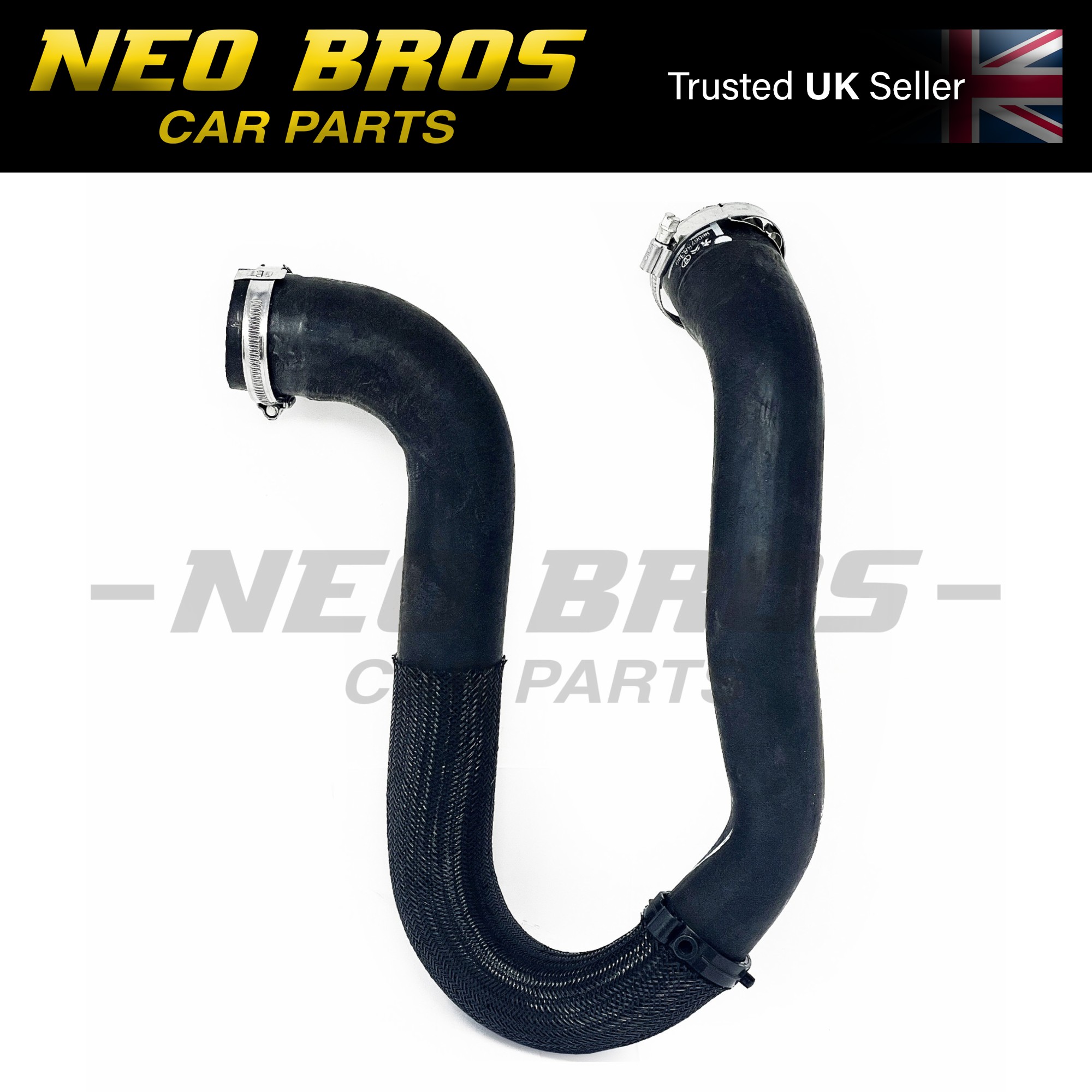 OEQ Upper Intercooler Hose, Citroen Peugeot Vauxhall 1.5 1.6 BlueHDi 9806788380