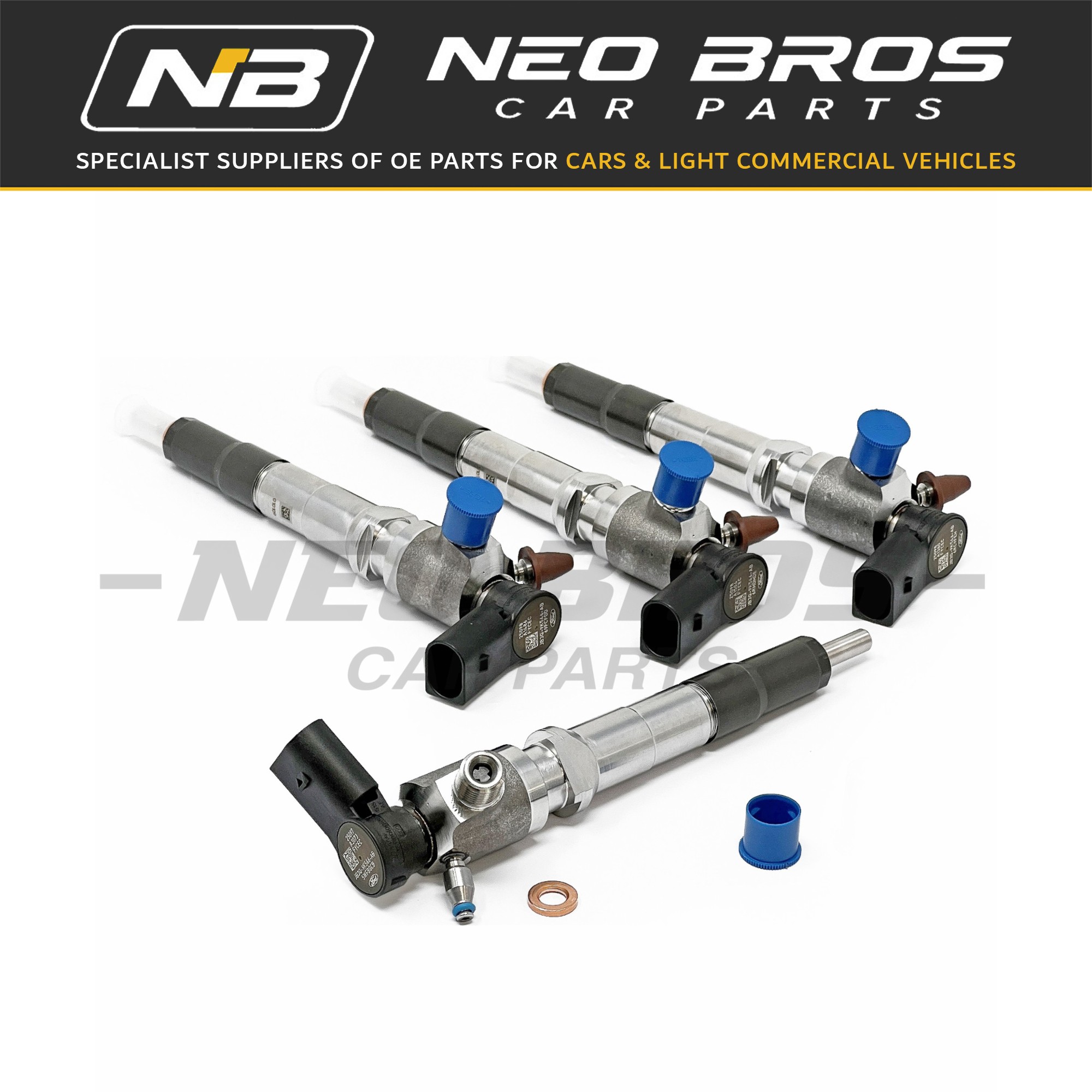 OE 4x Diesel Fuel Injector SET, Ford 2.0 EcoBlue Diesel 2672673
