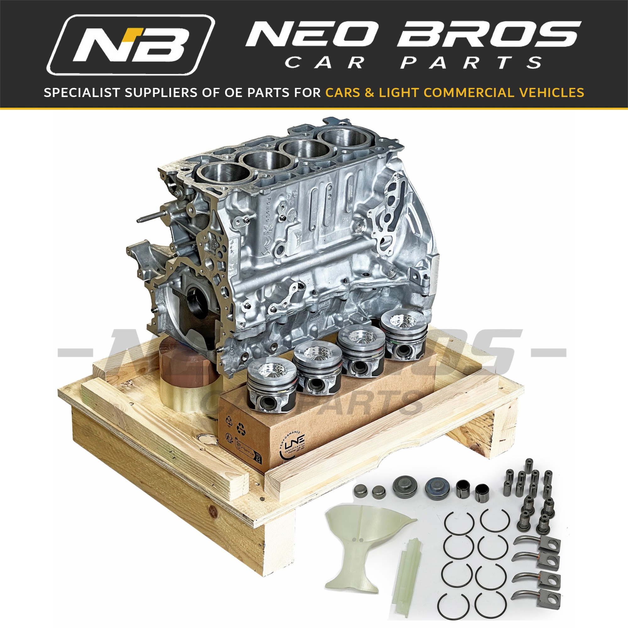 OE Engine Block & Pistons Ford Transit Connect 15- 1.5 EcoBlue DV5R 1623960980