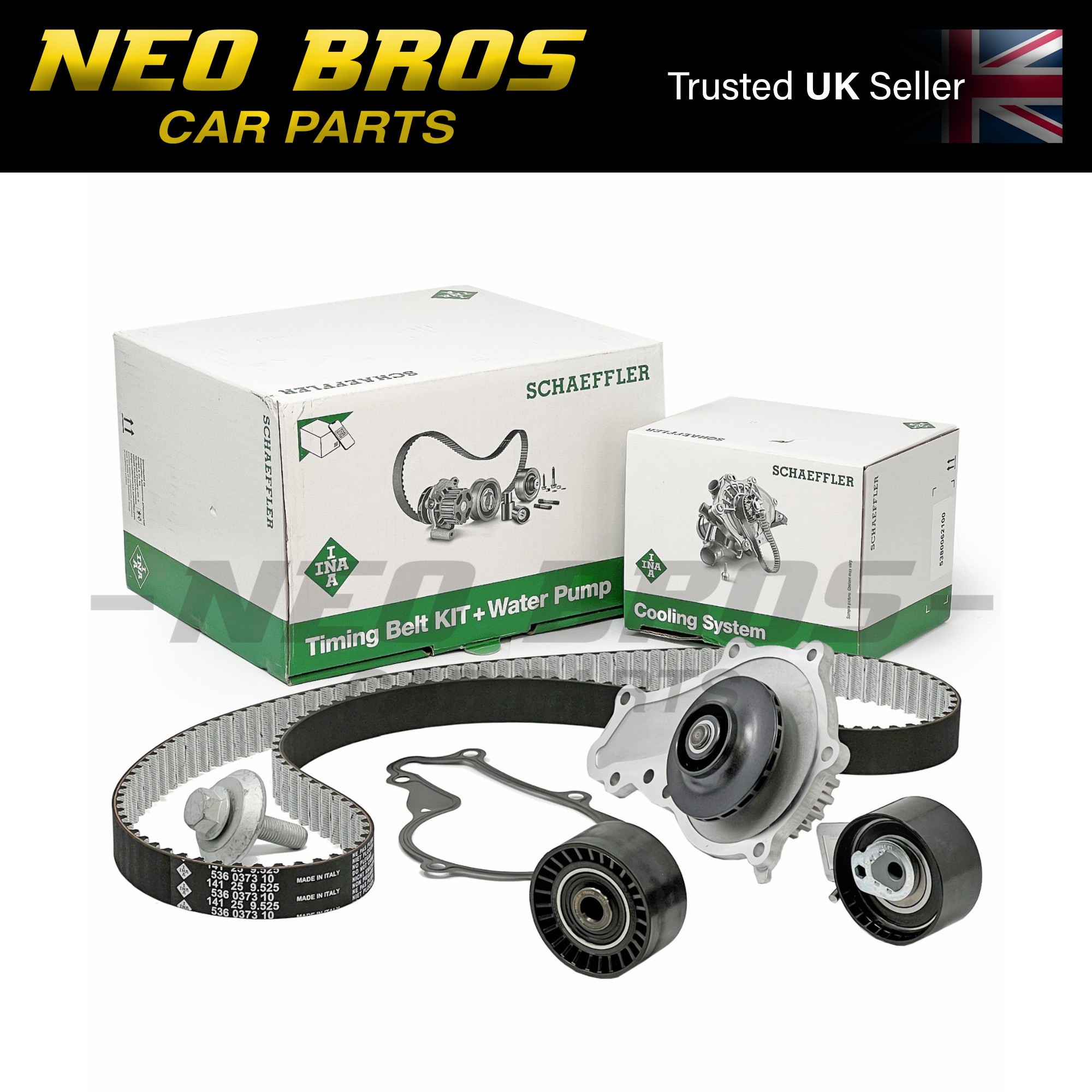 Genuine INA Engine Timing Belt & Water Pump kit Citroen Ford Peugeot 530057830