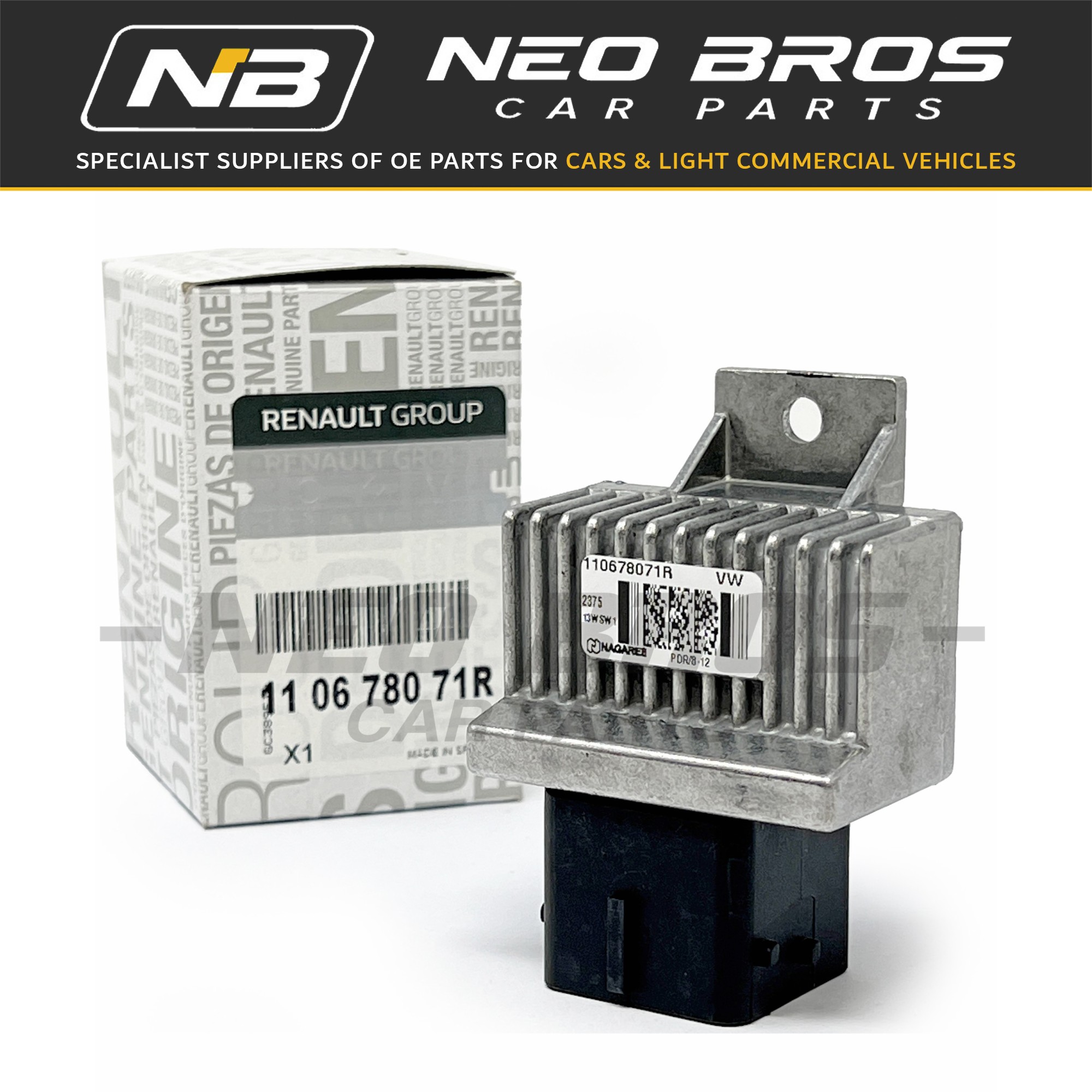OE Glow Plug Relay Renault Kadjar Kangoo Koleos Laguan Latitude Master Megane