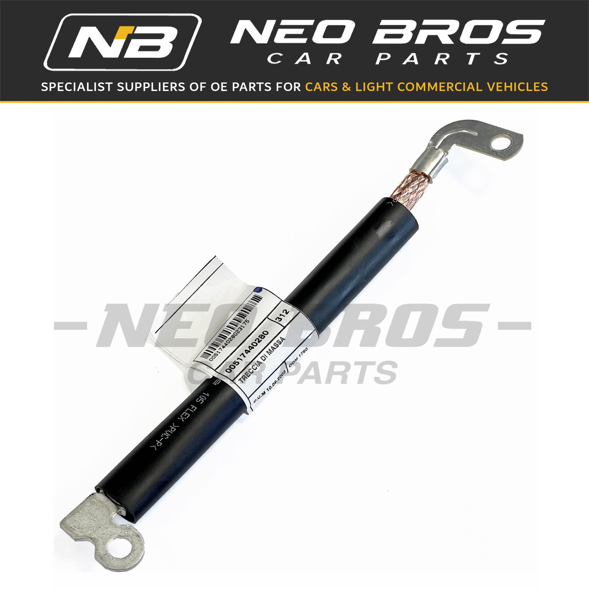 OE Earth Cable Strap, Fiat 500 Panda 03-16, 51744028 OE Earth Cable Strap, Fiat 500 Panda 03-16, 51744028