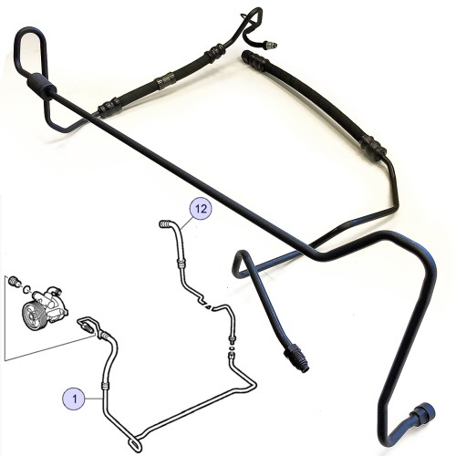 TVT Power Steering Delivery Pipe Kit 5330451 5057252