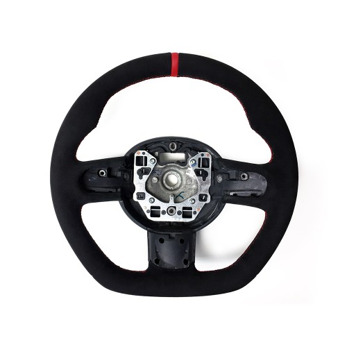 NBRacing Flat Bottom Alcantara Steering Wheel