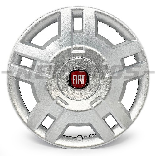 OE 15 " Inch Wheel Trim Hub Cap SILVER, Red Badge, Fiat Ducato 06- 1358879080