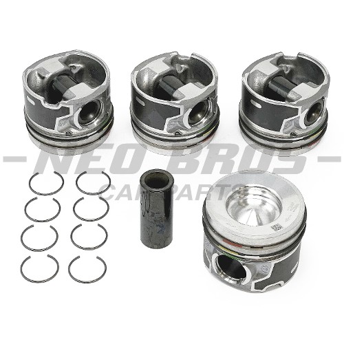 OE Piston Set (x4), Citroen Ford Peugeot Vauxhall 1.5 BlueHDi DV5R 1629032180