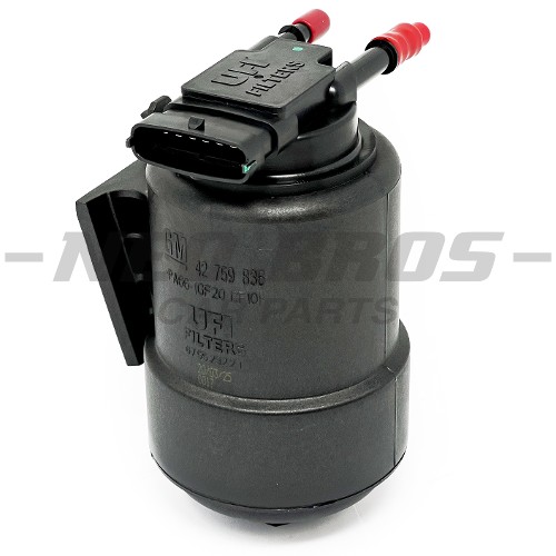 OE Fuel Filter & Housing, Vauxhall Mokka 13-19 1.6 1.7 Diesel 42759836