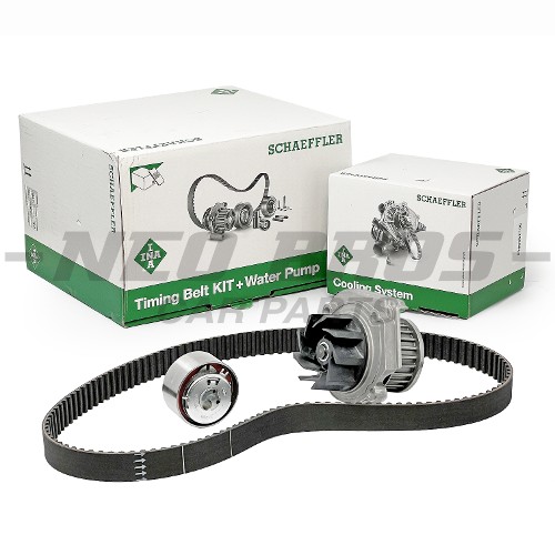 Genuine INA Engine Timing Belt & Water Pump kit Alfa Romeo, Fiat, Ford 530046230