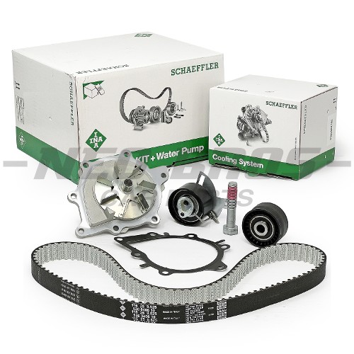 Genuine INA Engine Timing Belt & Water Pump kit Peugeot Citroen Ford 530069130