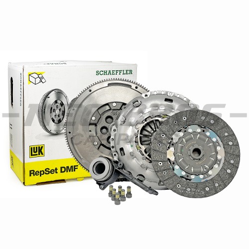 Genuine LUK 4pc Clutch, Dual Mass Flywheel & Slave Cylinder Kit for Audi, SEAT, Skoda, VW 600001700