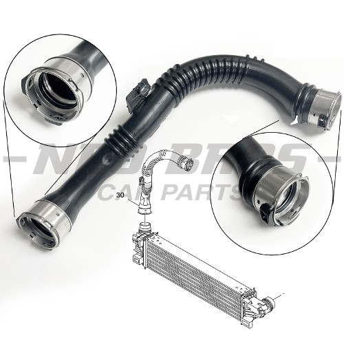 NONSTOP Turbo Intercooler Hose Kit For Renault Trafic II & Vauxhall Vivaro (144602126R)