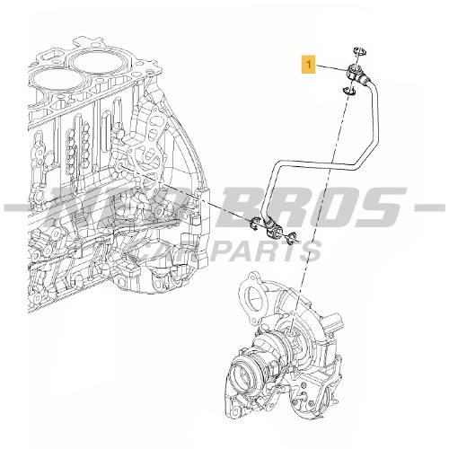 TURBOSPRĘŻARKA CITROEN PEUGEOT 1.6 HDI 9663199280 GT1544V za 799,99 zł z Gdańsk
