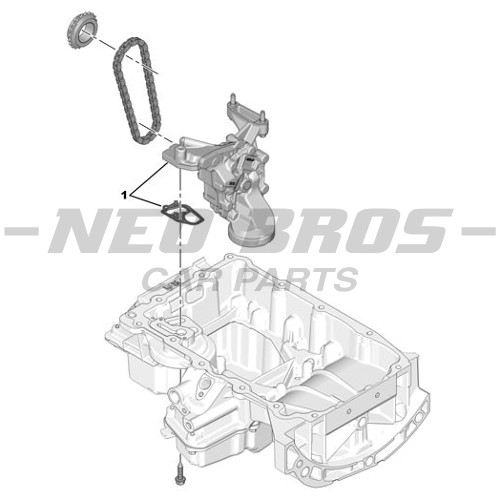 OE Engine Oil Pump, Citroen DS Peugeot Vauxhall 1.2 THP