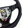 NBRacing Flat Bottom Perforated Sports Leather Steering Wheel