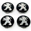 OE Wheel Centre Badge Emblem Set (x4), 60mm, Peugeot 1622961980