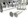 Engine Cylinder Head Kit Intake Exhaust Camshaft Valves VW AUDI SKODA SEAT CDAA