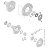 OE Driveshaft Seal, Left, 6 Speed Manual, Citroen Peugeot Vauxhall, 9822498280