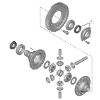 OE Driveshaft Oil Seal, Citroen Relay Fiat Ducato Peugeot Boxer, 9822498480