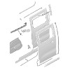 OE Left Middle Sliding Door Guide Rail, Citroen Dispatch Peugeot Expert 9839365480