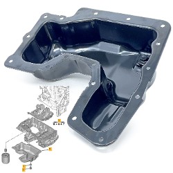 Ford Focus Mk2 Mk3 & Focus C-Max 1.5 1.6 TDCi 2003-On Engine Oil Sump Pan Steel