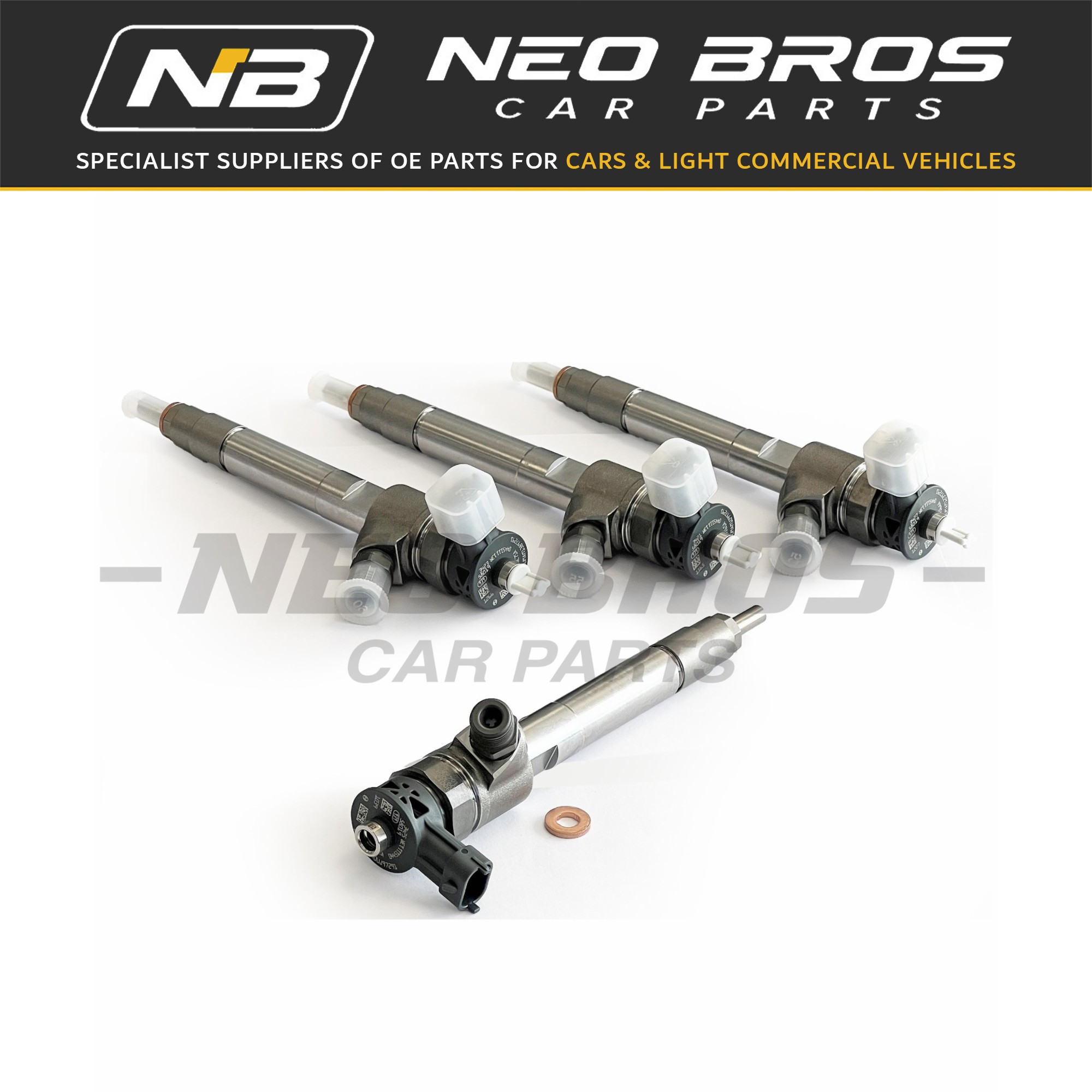 OE Diesel Fuel Injector SET (x4), Fiat Ducato 2.2 21-24, 46350501