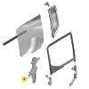 OE Window Regulator for Right Sliding Door, Citroen Fiat Peugeot Toyota Vauxhall, 9840175380